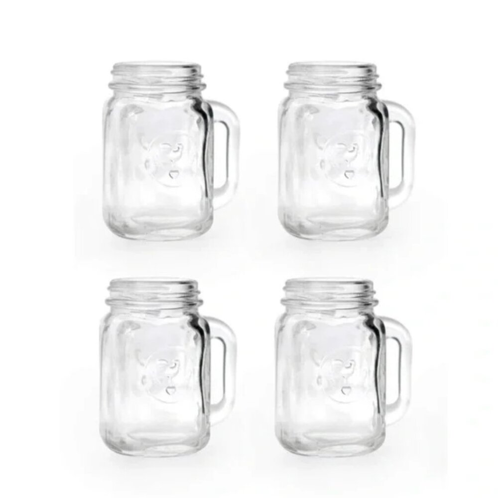 Kikkerland Mason Jar Shot Glasses